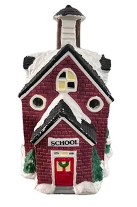 Noma Dickensville Village Schulhaus Porzellan Weihnachten - Bild 1 von 10