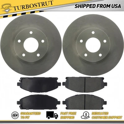 前 OE 刹车转子制动垫套件适用于 1997 - 2001 年 INFINITI Q45 4.1L — 第 1/2 张图片