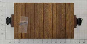 Flatcar in legno scala G 1020-1 marca Wuhu - Foto 1 di 2