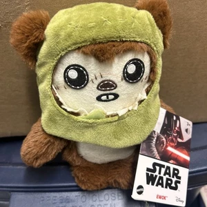 Star Wars Galaxys Edge Mattel Ewok 6" plush with Sound NWT - Picture 1 of 8