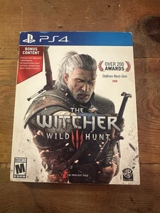 Witcher 3: Wild Hunt PS4 CIB W/ All Extras - PlayStation 4 Tested Great Shape - Picture 1 of 6