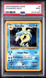 Pokemon Card Gyarados 6/102 Base Set Holo Unlimited WOTC PSA 9 MINT - Picture 1 of 2