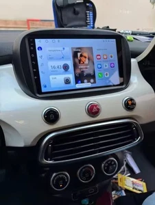 Autoradio Android 9" CarPlay Wireless Android Auto GPS per Fiat 500X 2014–2023 - Foto 1 di 7