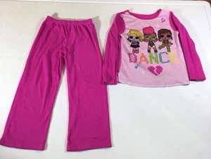 LOL! Surprise Pajama Set-6 Girls-Fleece 2 Pc -Pink-Soft-Long Sleeve - Picture 1 of 24