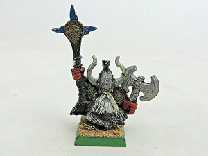 Warhammer Dwarf Lord thane king AOS Dispossessed kings war champion metal oop - Imagen 1 de 2