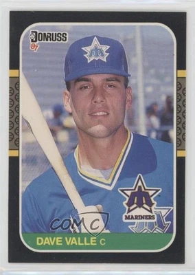 1987 Donruss Dave Valle #610 Rookie RC - Image 1 of 2