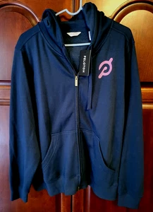 Neu mit Etikett Peloton Ultimate Hoodie Sweatshirt mit durchgehendem Reißverschluss Damengröße 2X dunkelblau – Logo - Bild 1 von 5