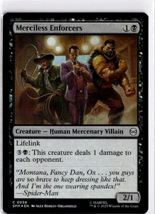 Magic The Gathering SPM Foil Merciless Enforcers 58 Marvel's Spider-Man C casi nuevo - Imagen 1 de 2