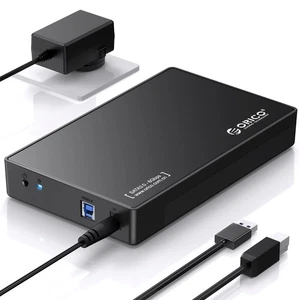USB 3.0 External Hard Drive Enclosure for 3.5/2.5 Inch SATA Hard Drives/SSD U... - Picture 1 of 8