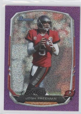 2013 Bowman Purple Ice /10 Josh Freeman #76 - Image 1 of 2