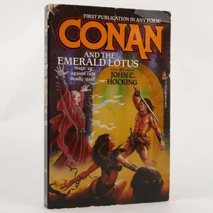 Conan and the Emerald Lotus by John C Hocking (Tor, 1995) First/1st PB - Picture 1 of 2