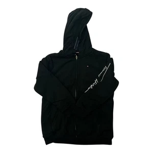 Tommy Hilfiger Boys Regatta Jacket Black Size XL 18/20 Lightweight Raincoat NWT - Picture 1 of 9