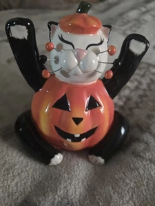 Gato vintage de Halloween Annaco Creations - Imagen 1 de 5