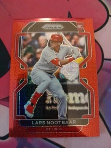 Panini Prizm 2022 - Tier II Lars Nootbaar #119 Red Mojo Prizm 77/149 (RC) - Imagen 1 de 2