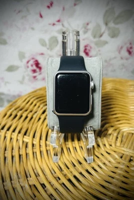 Apple Watch Series 1, 38mm Aluminum Case with S/M Navy Blue Band - Battery Issue - Image 1 of 4