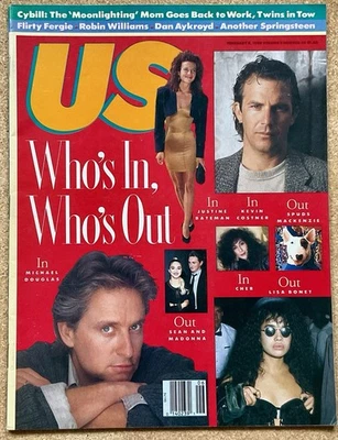 US Magazine VTG Issue - Feb 8, 1988 w/ Who’s In, Who’s Out • Robin Williams - Image 1 of 4