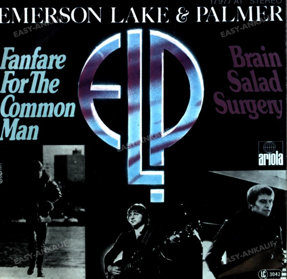Emerson, Lake & Palmer - Fanfare For The Common Man / Brain Salad 7" (VG) . - Photo 1/1