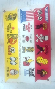 Vintage Jetco Comic Filz Patch komplette Seite alle verschieden - Bild 1 von 4