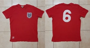 England Retro Replicas football shirt 1963/1969 Jersey M Soccer Umbro Red - Foto 1 di 10
