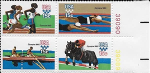 US Scott 1791-94, 1979, 22nd Summer Olympics, Block of 4, OG, NH - Picture 1 of 1