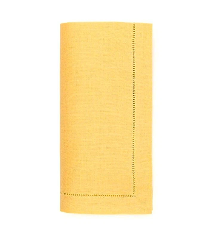Sferra фестиваль ужин салфетки масло желтый льняной набор из 4 - Изображение 1 из 1