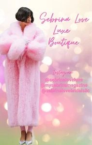 Beautiful Cotton Candy Pink Tulle Maxi Coat (Size M) - Picture 1 of 4