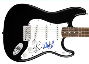 Aerosmith Autographed X2 Guitar Steven Tyler Brad Whitford PSA - Picture 1 of 7