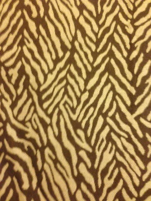 KRAVET Brown/Beige Animal Print Fabric Sample 18" x 16.75" MSRP $69.30/YD - Image 1 of 4