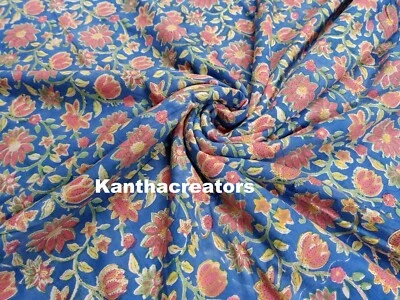 5 Yard Floral Print Cotton Fabric Dressmaking Sewing Running Fabric Voile Fabric - Image 1 of 4