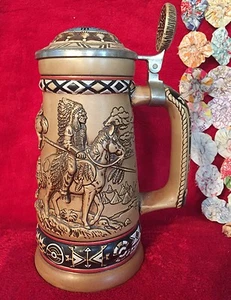 Vintage 1988 Indians of the Frontier Collectible Stein - Picture 1 of 6