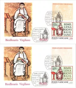 Vatican City 1981 Death of the Roman Poet Virgil Stamps FDC Vatican CDS - Picture 1 of 5