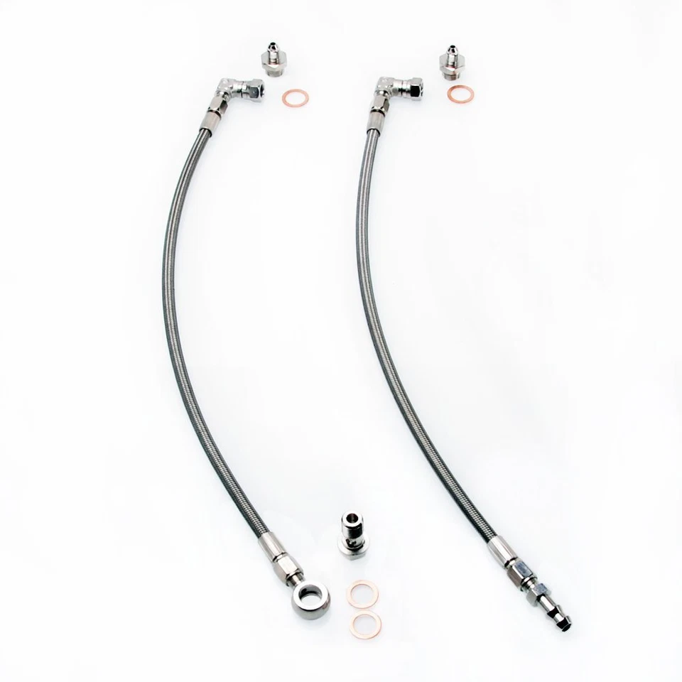 TRITDT 适用于 88 ~ 93 SAAB 900 900 16V 带库存 TE05-12B 涡轮水线套件 — 第 1/3 张图片