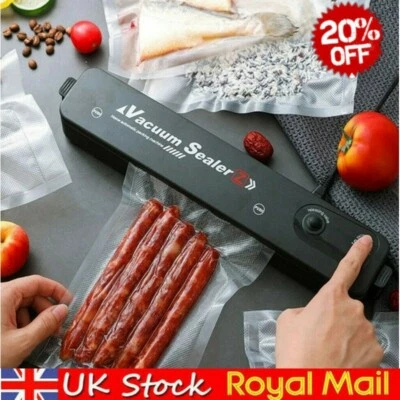 Heat Sealing Hand Impulse Sealer Machine Poly Free Element Plastic Sealer w/Bags - Image 1 of 4