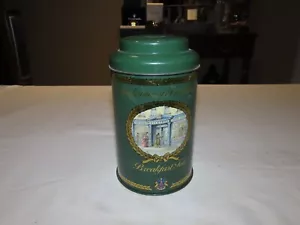 Vintage Tin Container JACKSONS OF PICADILLY Breakfast Tea Utile Dulci Green - Picture 1 of 7