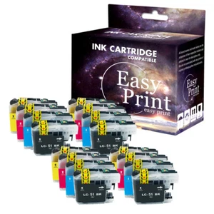 16 pezzi inchiostro adatto per Brother MFC-230C MFC-240c MFC-885c MFC-465cn MFC-5860 LC51 LC-51 - Foto 1 di 1