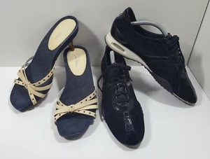 Cole Haan Paket 2 Paar Schuhe schwarz Sneaker & Jeanssandalen Gr. 7 - Bild 1 von 12