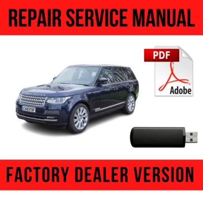 Land Rover Range Rover 2012-2021 L405 Factory Repair Manual USB