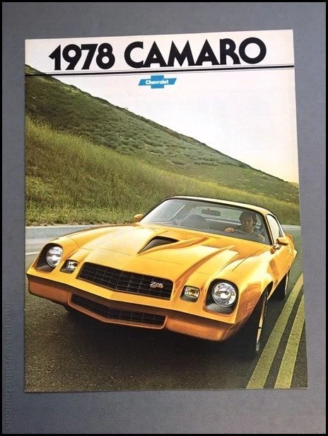 1978 Chevrolet Camaro and Z28 12-page Original Car Sales Brochure Catalog - RS Foto 1 de 4