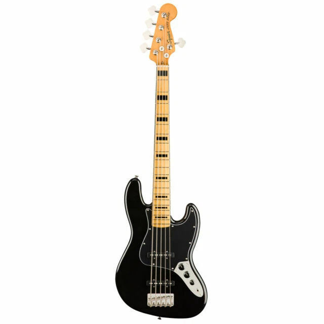 Fender Classic Vibe '70s Jazz Bass V Electric Guitar - Black