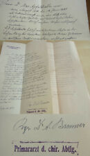 Doctor Alexander Burner (1859-1936): Eh. Certificate Linz 1924 for Doctor