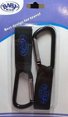 2x Buggy Mommy Clip Gancho Cochecito Cochecito Bolsa de Compras Ganchos Portacochecitos  Foto 1 de 3