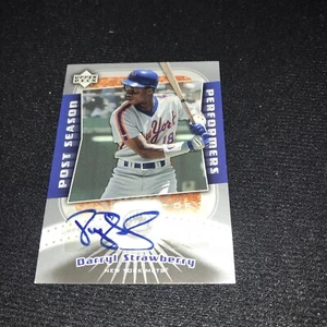 2005 Upper Deck Classics Darryl Strawberry Post Season Performers Autos #PPDS - Picture 1 of 2