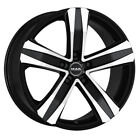 Alloy Wheel Mak Stone 5 For Volkswagen Passat 7.5X18 5X112 Black Mirror 6Rg