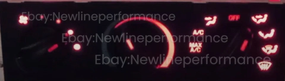 Комплект красных светодиодных ламп климат-контроля для Ford Explorer 1995 - 2000 - Изображение 1 из 1