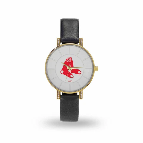 NEW! BOSTON RED SOX WOMEN'S BLACK LUNAR WATCH LICENSED Cover