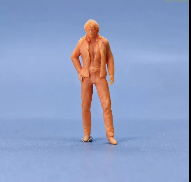 1:64 Knight Rider Michael Wright Scene Miniature Figure For Cars Vehicles Toys - Image 1 of 3