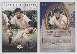 2016 Panini Diamond Kings Artist's Proof Silver /25 Frank Crosetti Frankie #28