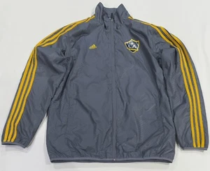 Mens Adidas Los Angeles Galaxy Soccer Jacket Medium - Picture 1 of 10
