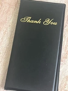 5 Restaurant Check Presenters Guest Check Card Holder Gold Thank You 8x4 Server - Picture 1 of 7