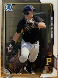 2015 Bowman Chrome Prospects Reese McGuire #BCP88 Pittsburgh Pirates - Picture 1 of 2